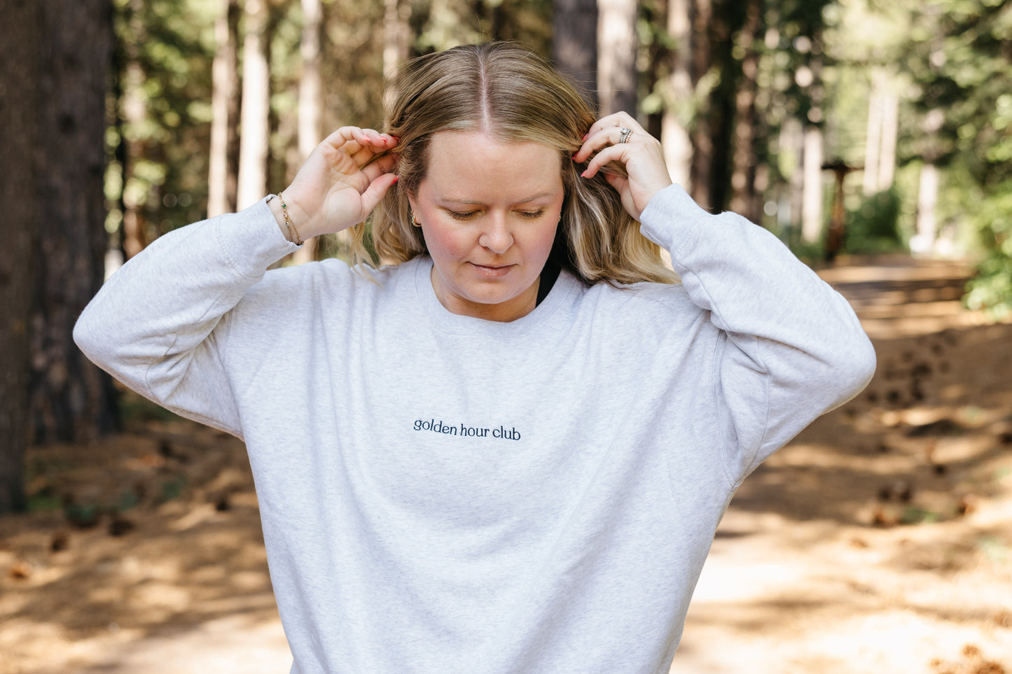 Golden Hour Club Women’s Organic Crewneck Sweatshirt