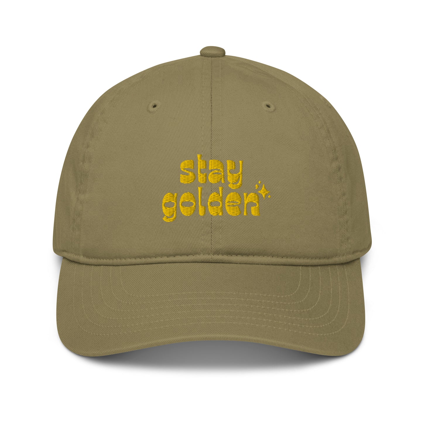 Stay Golden Organic Cotton (Dad) Hat - Golden Hour Club