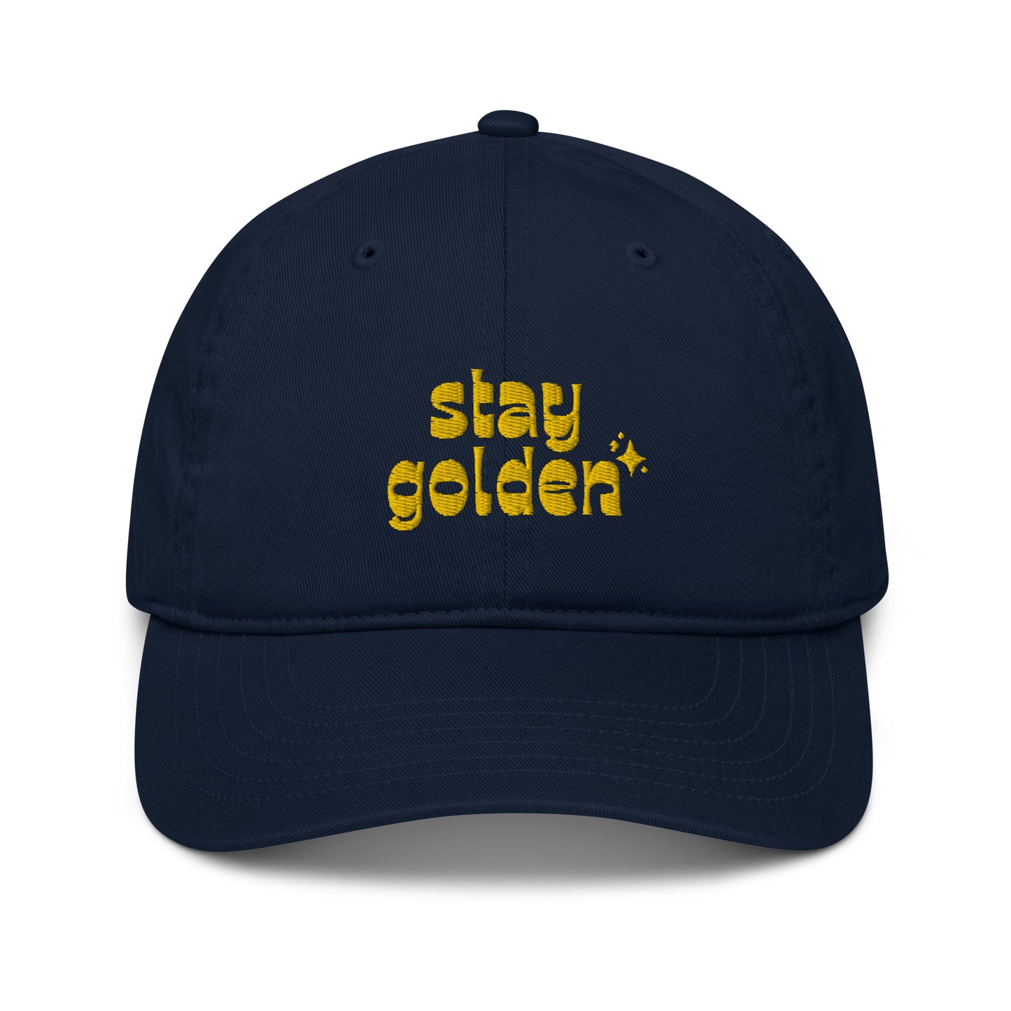 Stay Golden Organic Cotton (Dad) Hat - Golden Hour Club